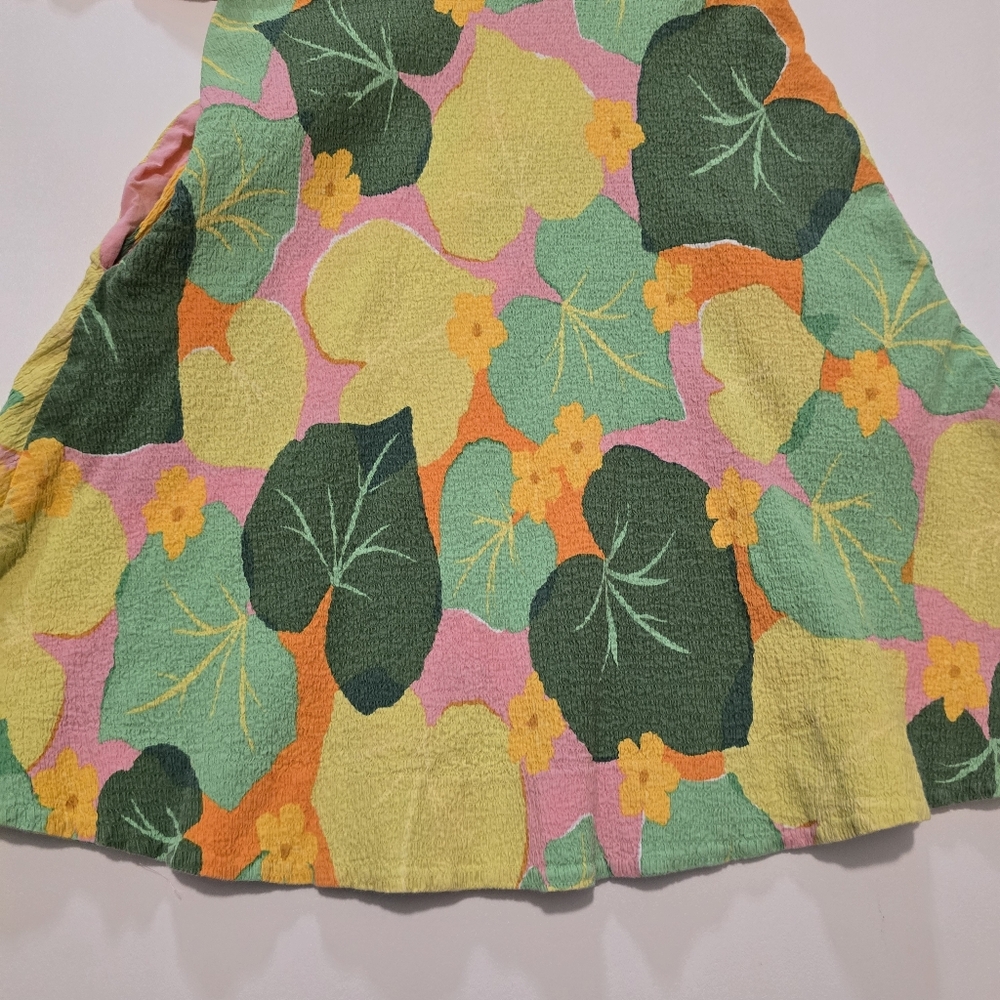 Kate Spade New York Cucumber Floral Swing Dress V-neck Short sleeves Size 4 - Picture 12 of 14